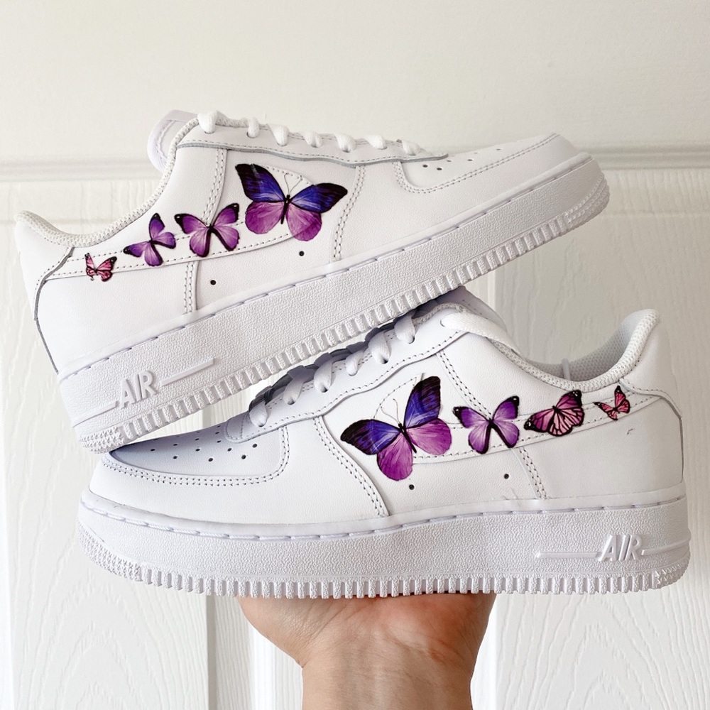 Nike air force 1 low butterfly 🦋 custom - Picture 5 of 8